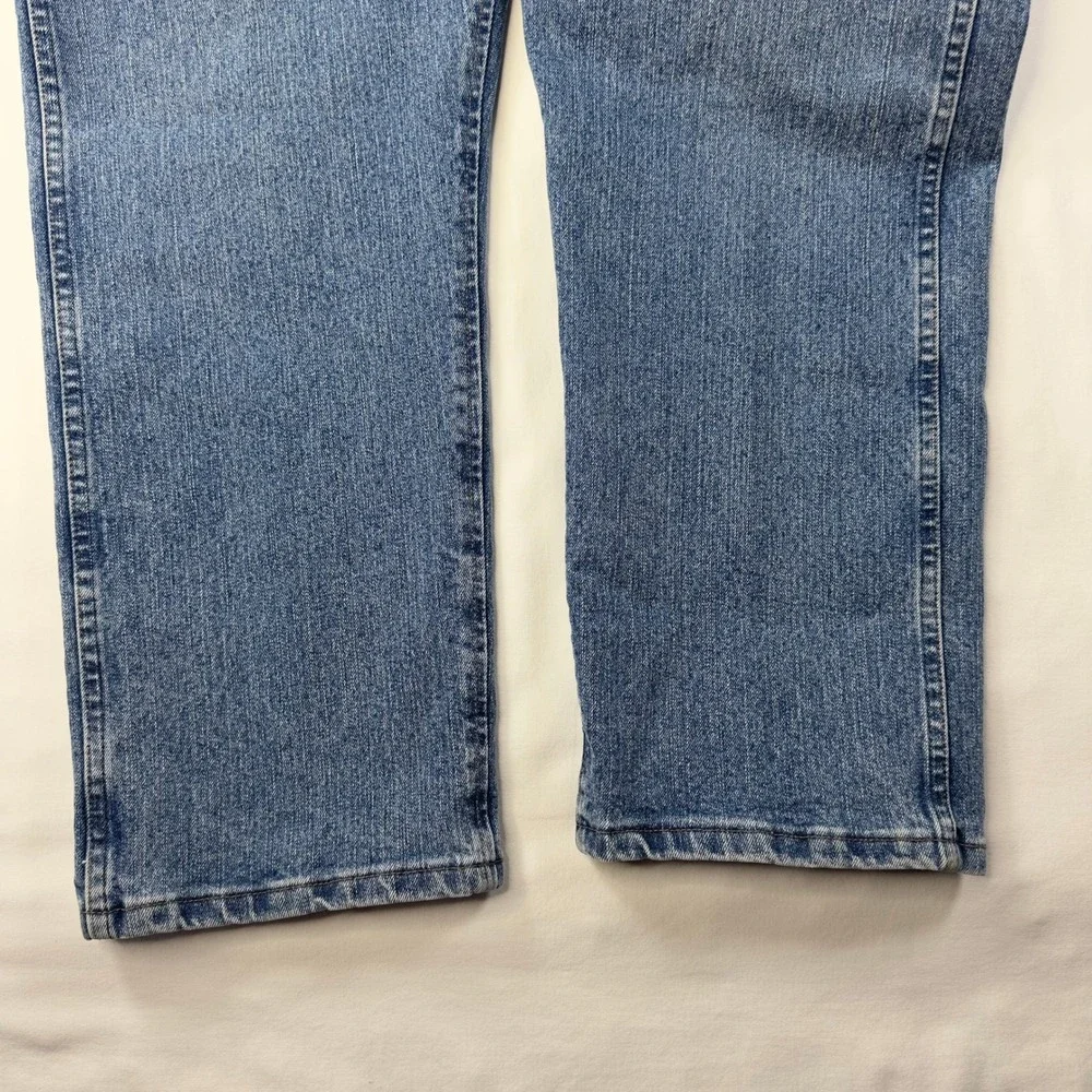 Wrangler 47 Jeans Mens‎ 42x30 Advanced Comfort Regular Fit Blue Denim Western